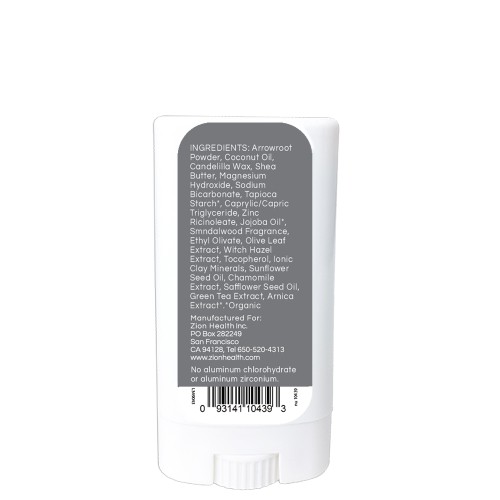 Travel Size CLAYDRY™ BOLD Men Vegan Deodorant - Sandalwood 0.50 oz.