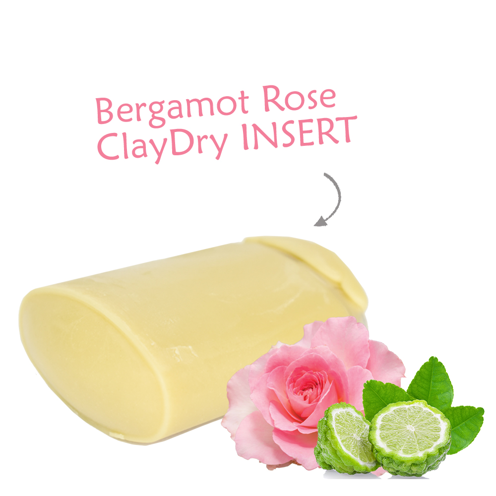 Clay Dry Deodorant INSERT – Bergamot Rose image