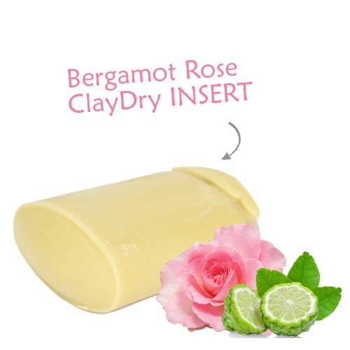 CLAYDRY™ Deodorant Refill Insert – Bergamot Rose