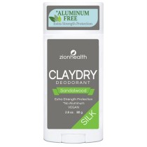 CLAYDRY™ SILK Sandalwood baking soda-free aluminum-free natural deodorant 2.8 oz
