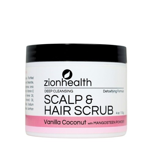 Deep Cleansing Scalp & Hair Scrub Vanilla Coconut with Mangosteen Powder