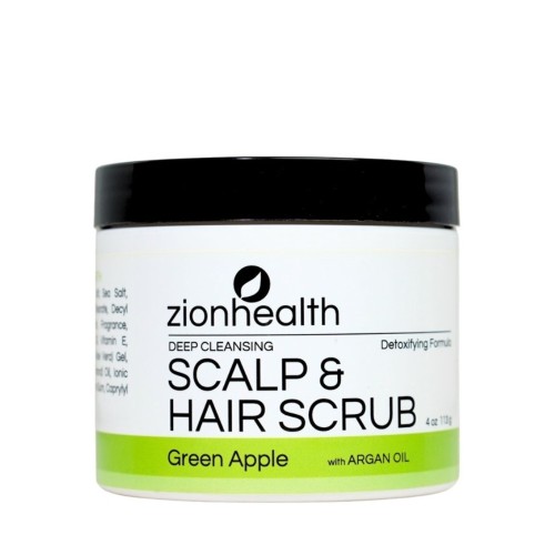 Deep Cleansing Scalp & Hair Scrub Green Apple with Sea Salt