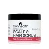 Deep Cleansing Scalp & Hair Scrub Pink Grapefruit Peony with Biotin