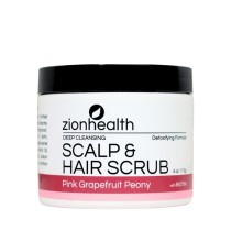 Deep Cleansing Scalp & Hair Scrub Pink Grapefruit Peony with Biotin image