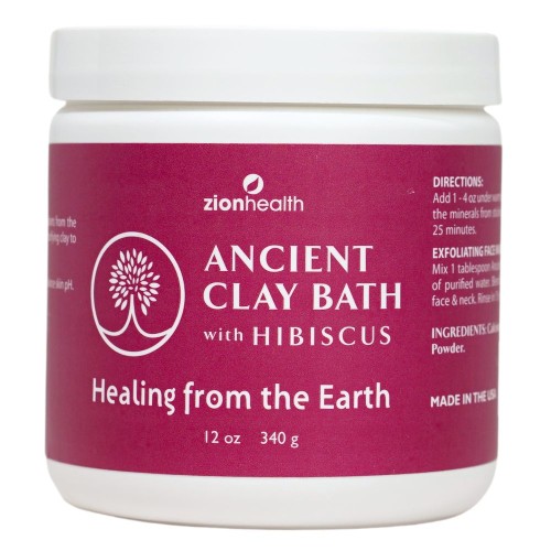 Ancient Clay Bath - Hibiscus 12oz