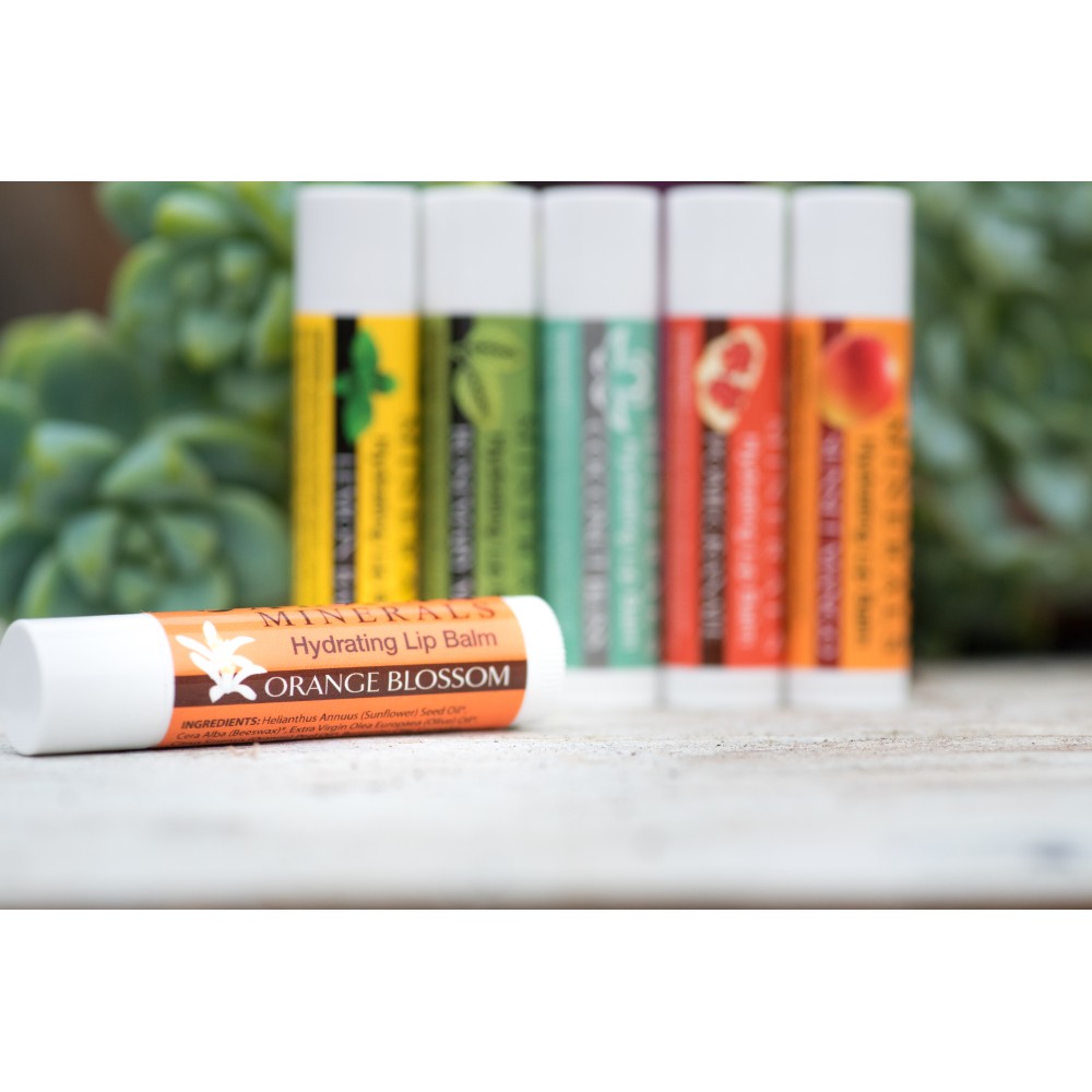Adama Minerals Hydrating Lip Balm - Orange Blossom image