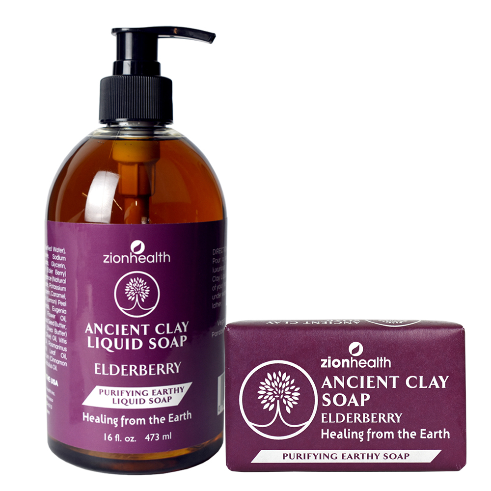 Ancient Clay Soap Combo - Elderberry image