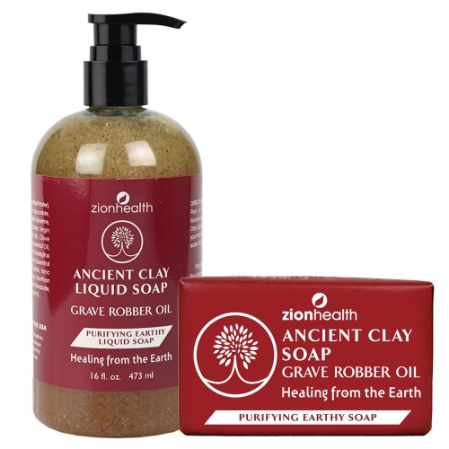 Grave Robber Oil Soap Combo (Liquid Soap 16oz. + Clay Soap 6oz.)