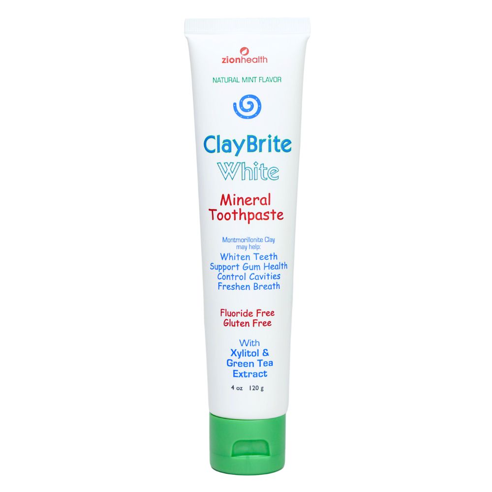 ClayBrite White Toothpaste. Non Fluoride. image