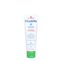 ClayBrite White Toothpaste. Non Fluoride - 2oz. Travel Size image