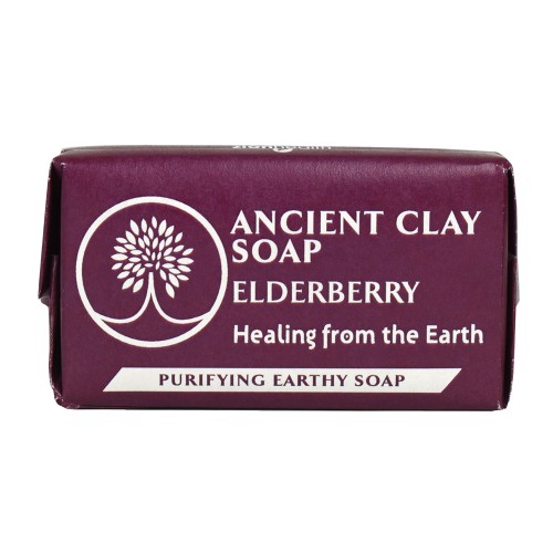 Ancient Clay Bar Soap - Elderberry 1oz